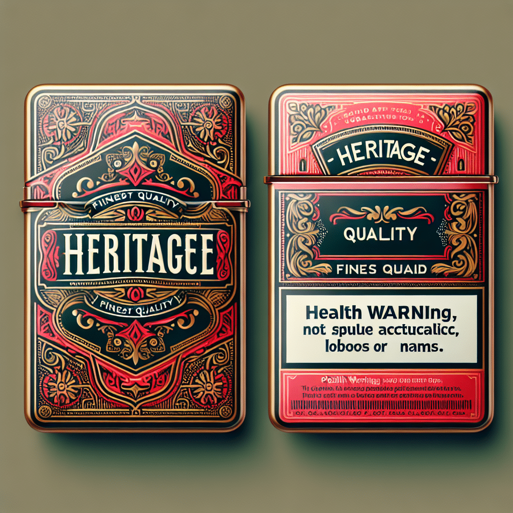 tobacco pack design