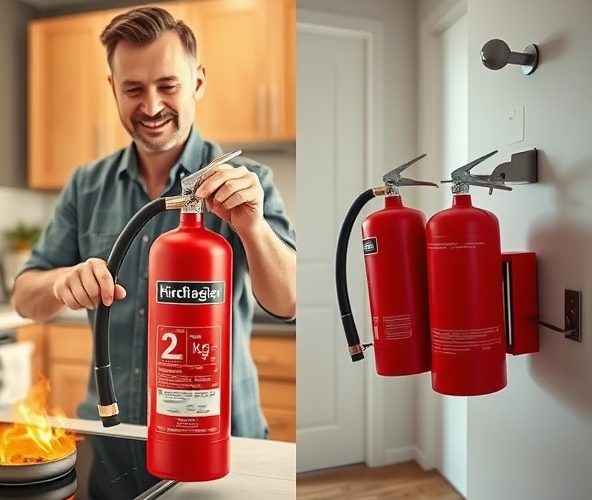 Która gaśnica proszkowa do domu będzie lepsza: 2 kg czy 4 kg?