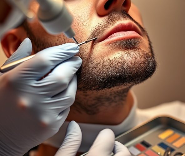 Jak ocenić, czy pigmentacja rzadkiej brody jest dla mnie bezpieczna?