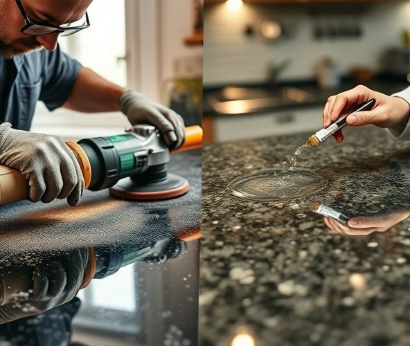 Szlifowanie granitu czy impregnacja przy remoncie blatu: co przywróci połysk?