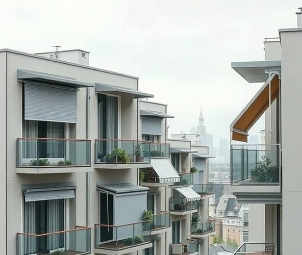 Jakie rolety i żaluzje w Katowicach są odporne na wiatr na balkonie?