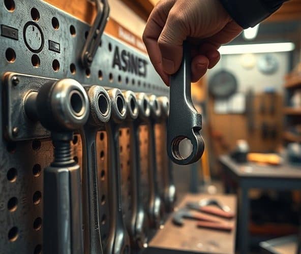 Czy magnesy w gumie przy stojakach narzędziowych skrócą czas szukania kluczy w małym warsztacie?