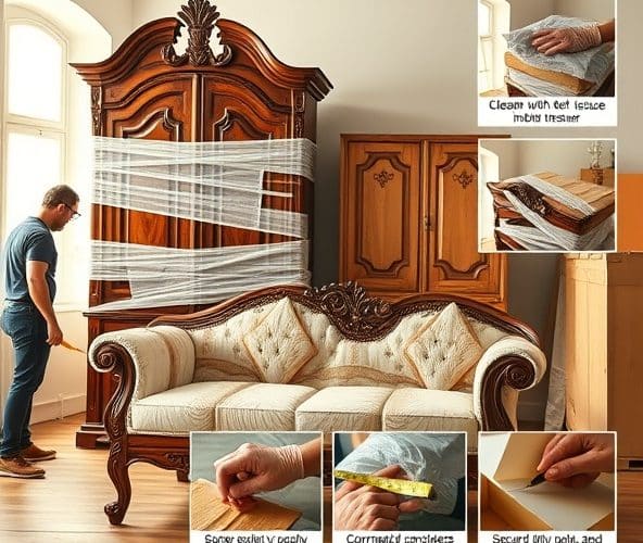 Jak przygotować meble antyczne do bezpiecznej wysyłki kurierem?