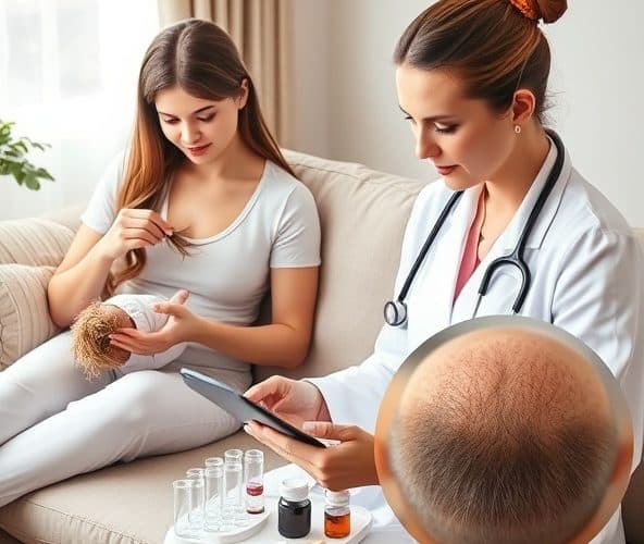 Od czego mogą wypadać włosy po ciąży i co zbadać przed leczeniem?