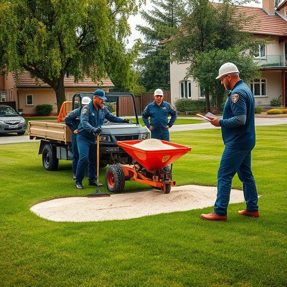 piaskowanie trawników michałowice