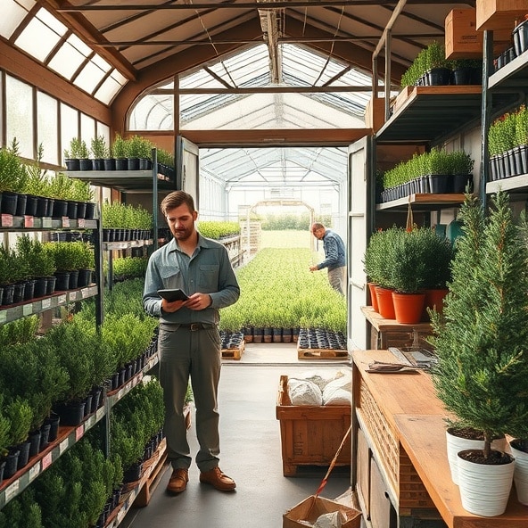 sadzonki drzew iglastych