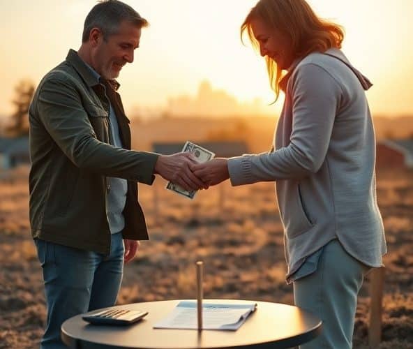 Czy sprzedać działkę firmie skupu działek za gotówkę, gdy zależy mi na szybkiej spłacie kredytu?