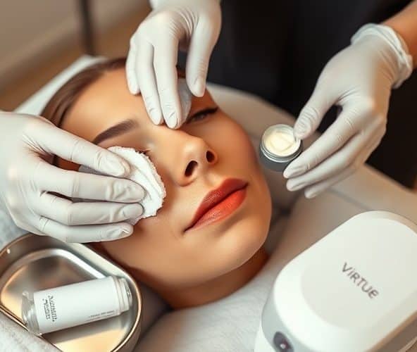 Jak przygotować skórę przed Virtue RF radiofrekwencją mikroigłową?