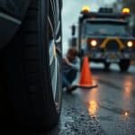 wybrzuszenie na oponie czy można jeździć