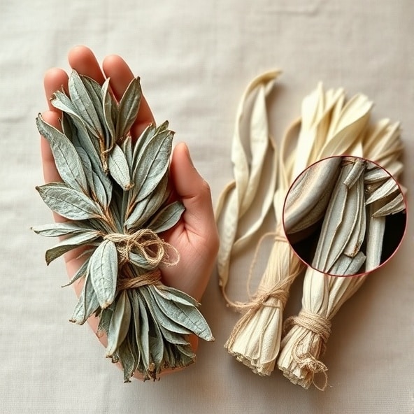 biała szałwia kadzidło