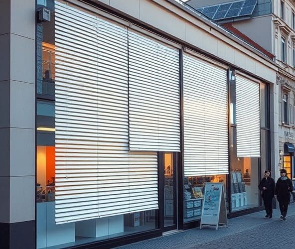 Które żaluzje zewnętrzne w Poznaniu najlepiej obniżą rachunki sklepu?