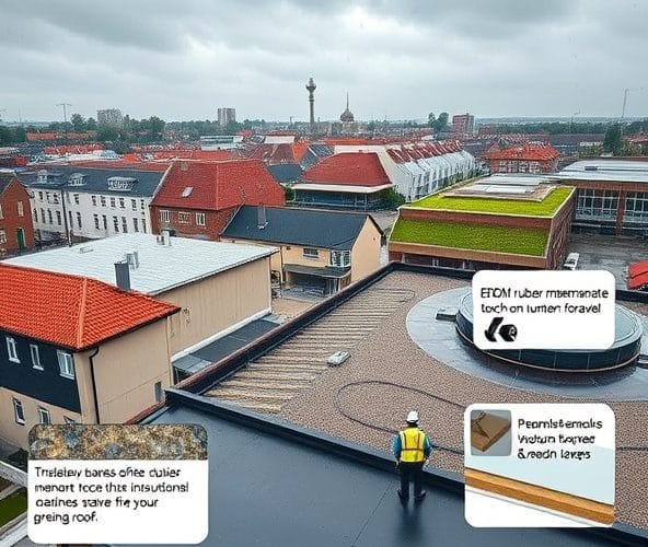 Jak wybrać materiał dachu płaskiego w Bytomiu, by uniknąć przecieków?