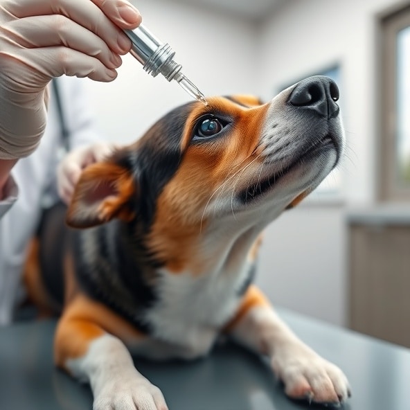 krople ze srebrem dla psa