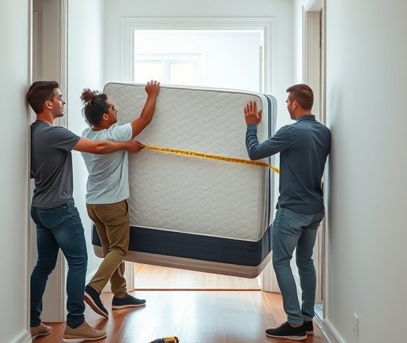 Jak sprawdzić, czy łóżko 140×200 zmieści się przez drzwi mieszkania?