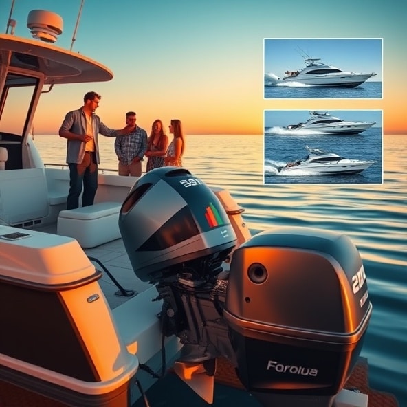 dobór mocy silnika zaburtowego do łodzi